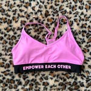 Pink Ultimate Razorback Sport Bra